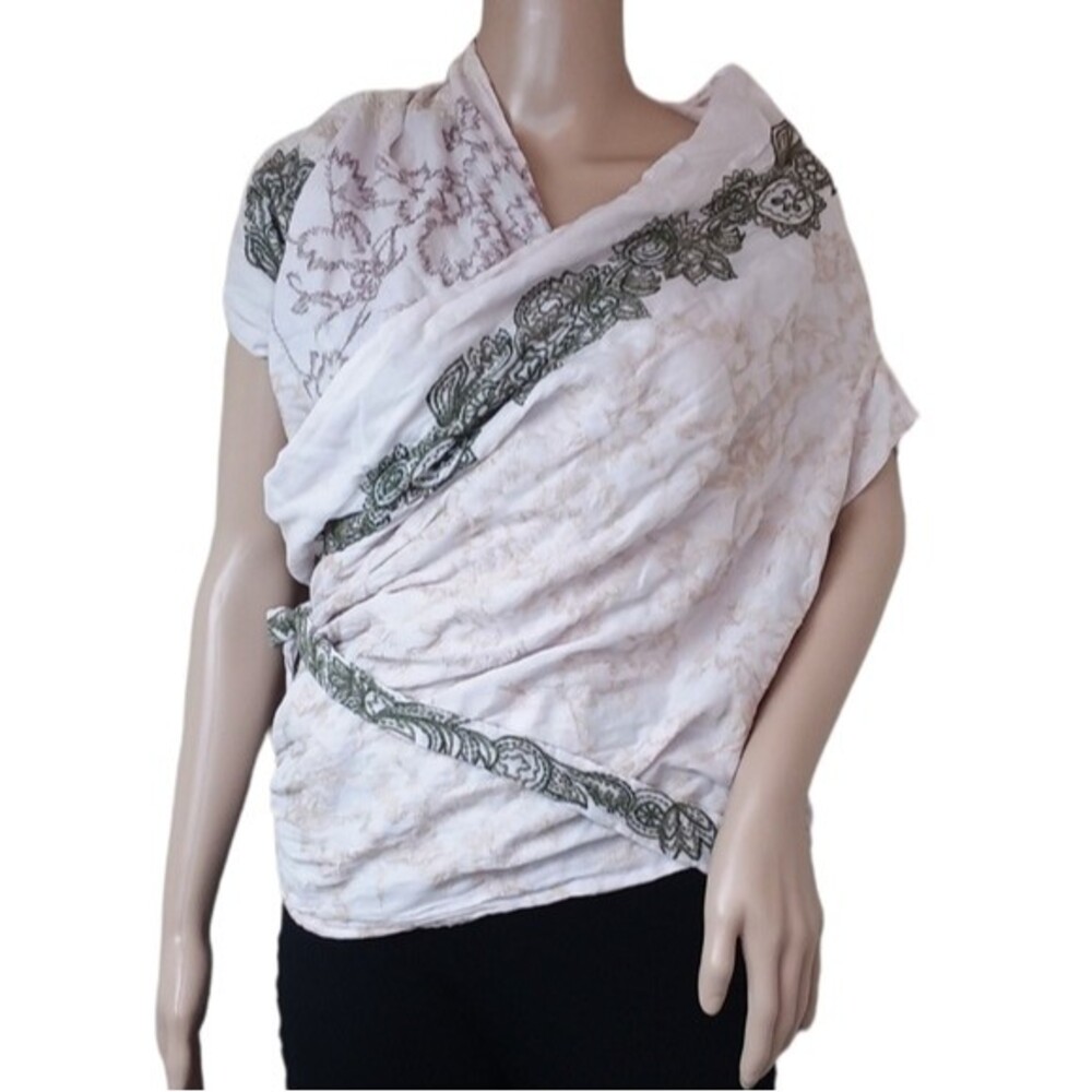 Dries Van Noten Embroidered Wrap Top